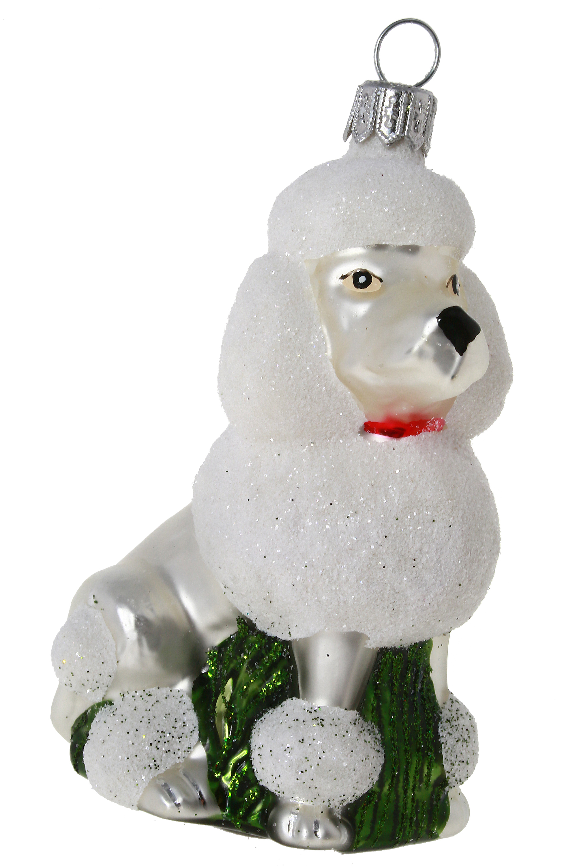 Weihnachtsbaumschmuck aus Glas – Pudel