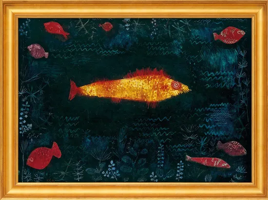 Gemälde | der Goldene Fisch – Paul Klee