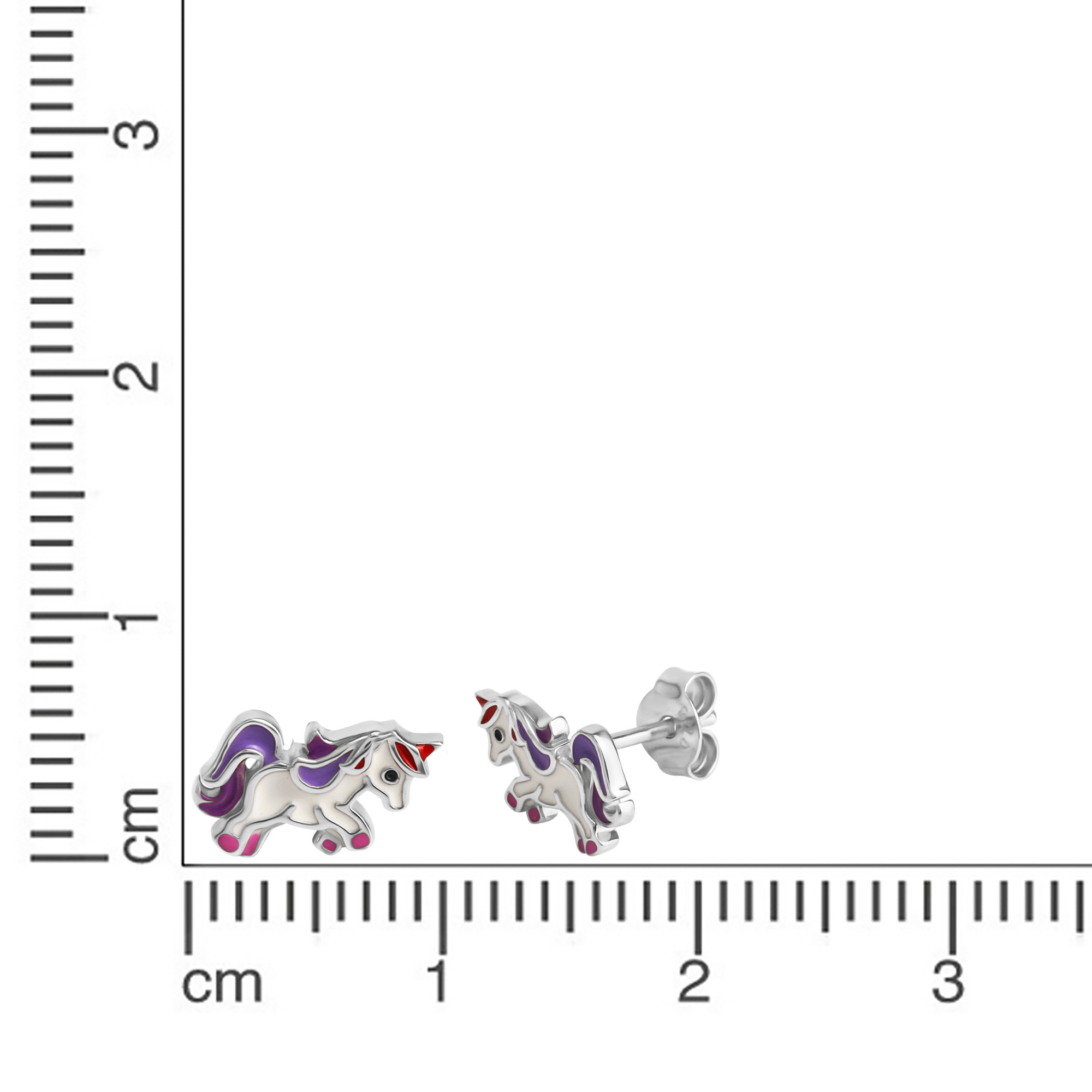 Ohrstecker Einhorn – Silber 