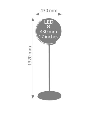 LED-Standglobus - Sojus Light