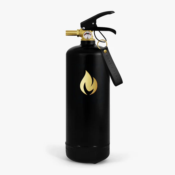 Design-Feuerlöscher | Gold Edition