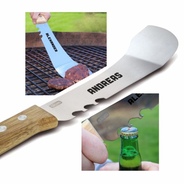 Grillmachete aus Edelstahl Classic - Personalisiert