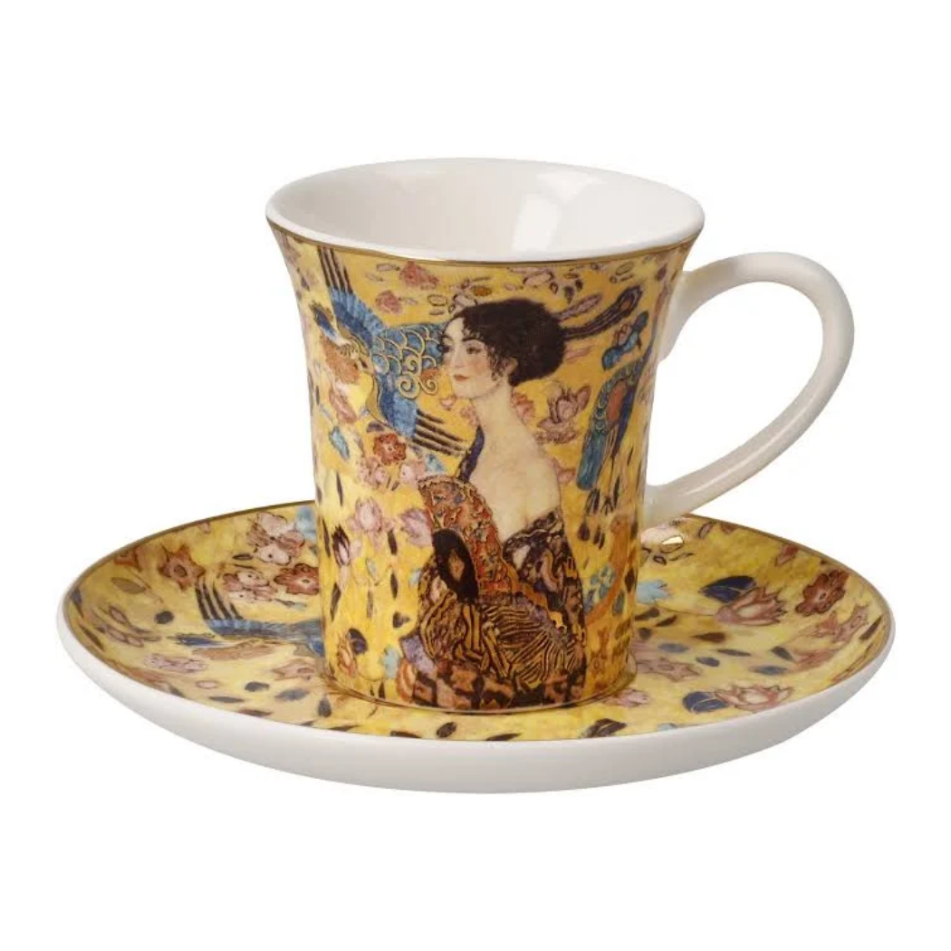 Espressotasse | Dame mit Fächer - Gustav Klimt
