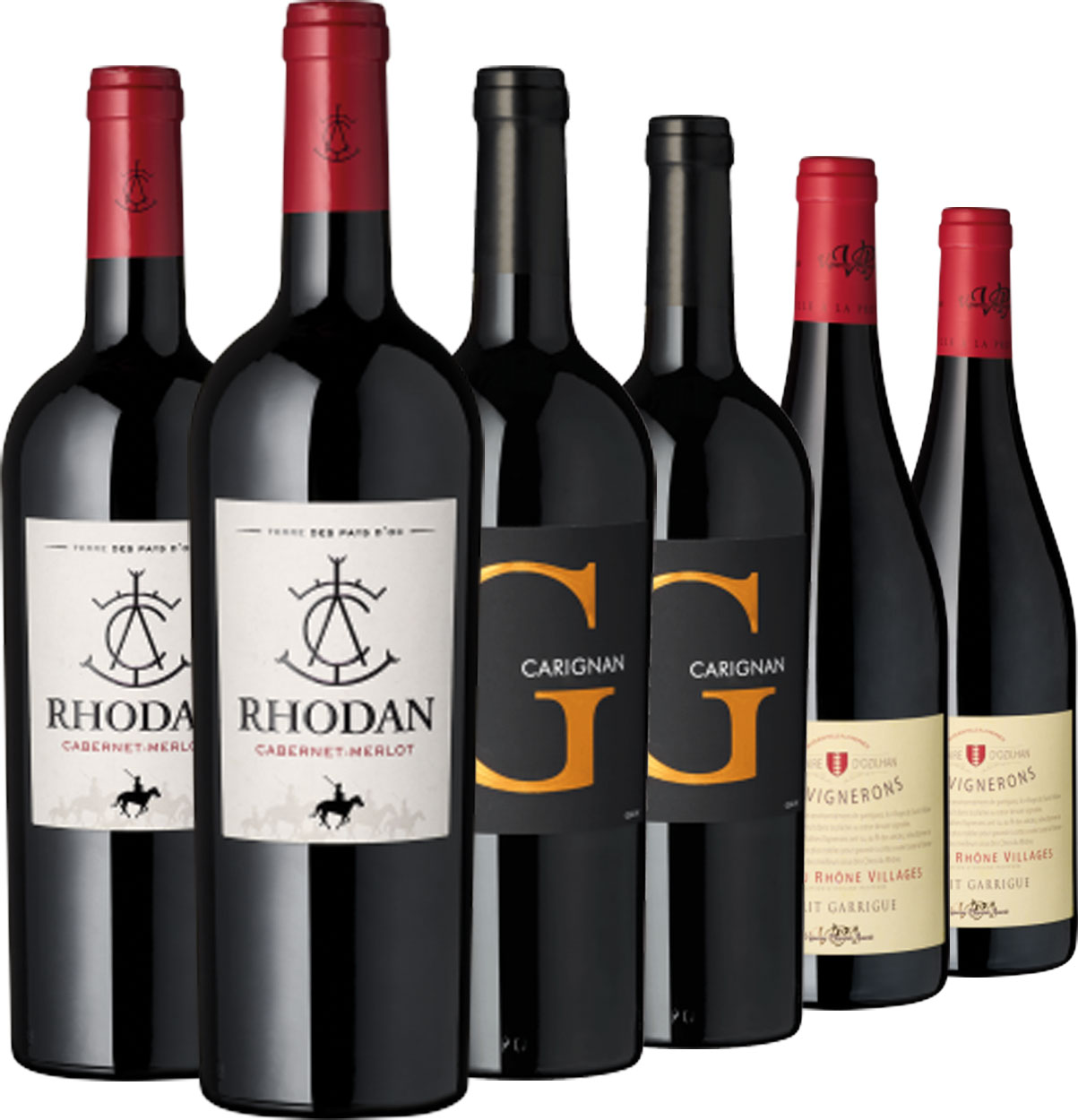 Weinpaket 6er Set | Frankreichs Grillmeister