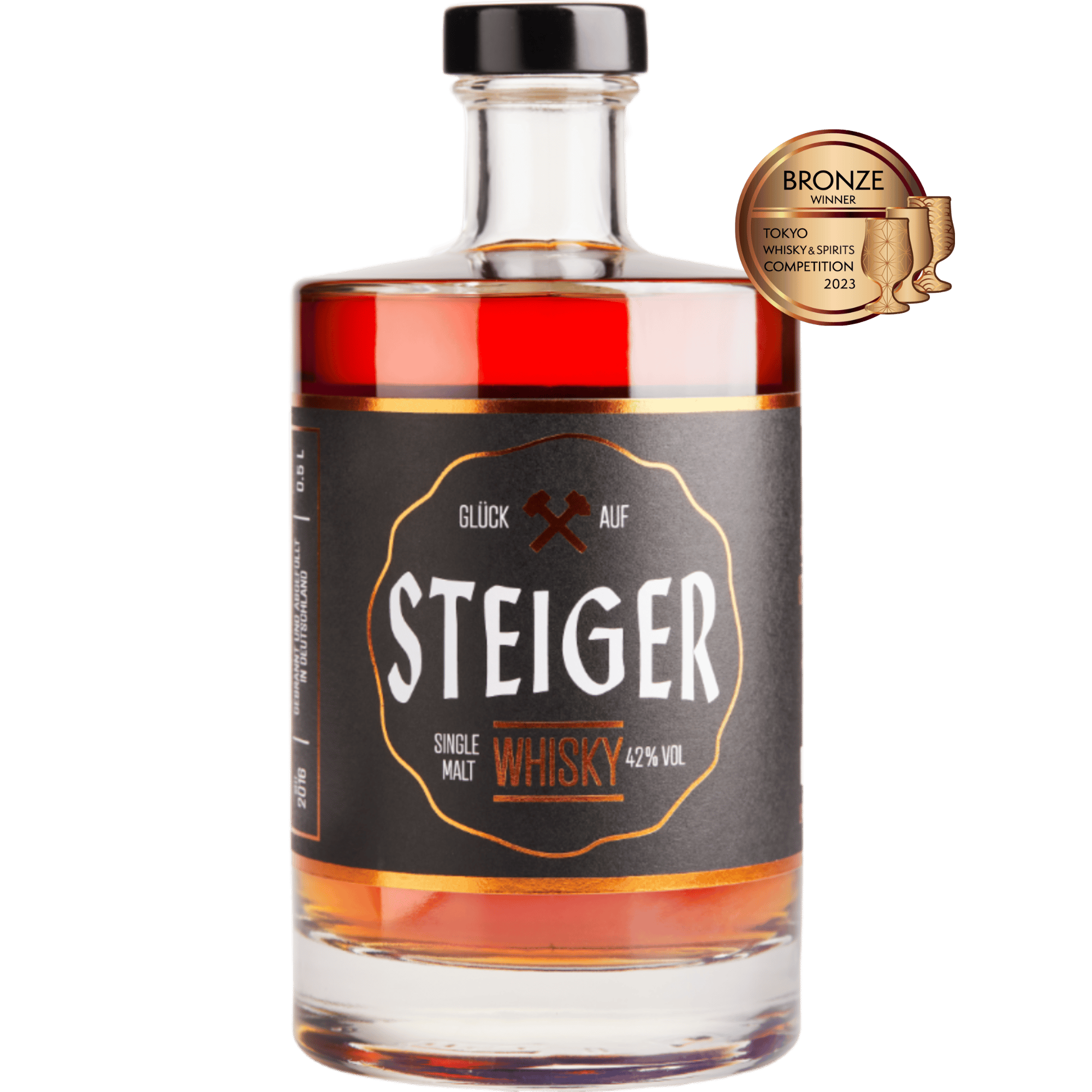 Steiger Whisky - Single Malt inkl. Gläser und Untersetzer