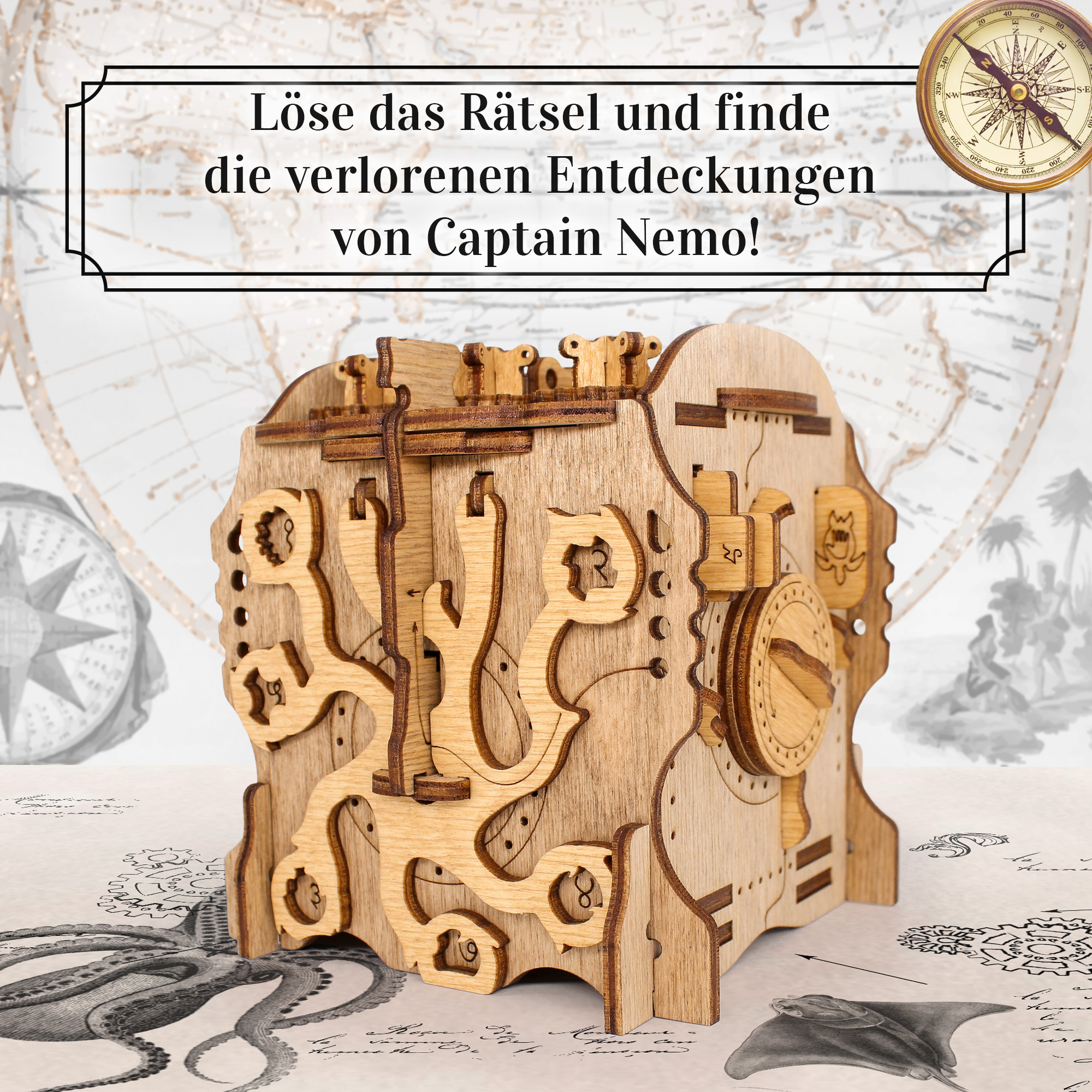 Escape Room Rätselbox - Nautilus