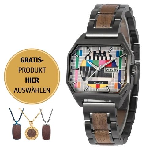 Armbanduhr | Walnussholz – Sendeschluss