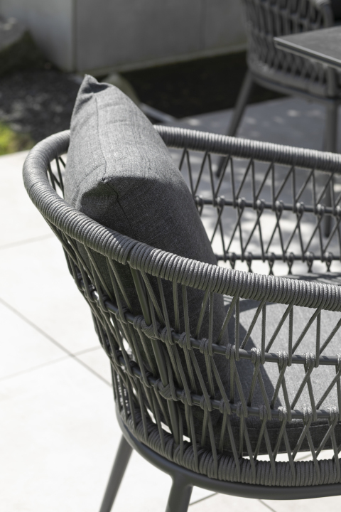 Sitzgruppe | Tisch Livingston rund & Sessel Genua