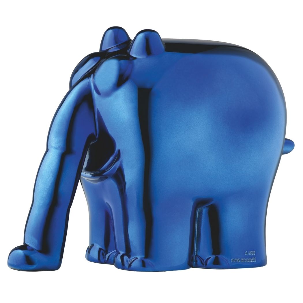 Skulptur | Ottifant in Metallic-Optik – Otto Waalkes