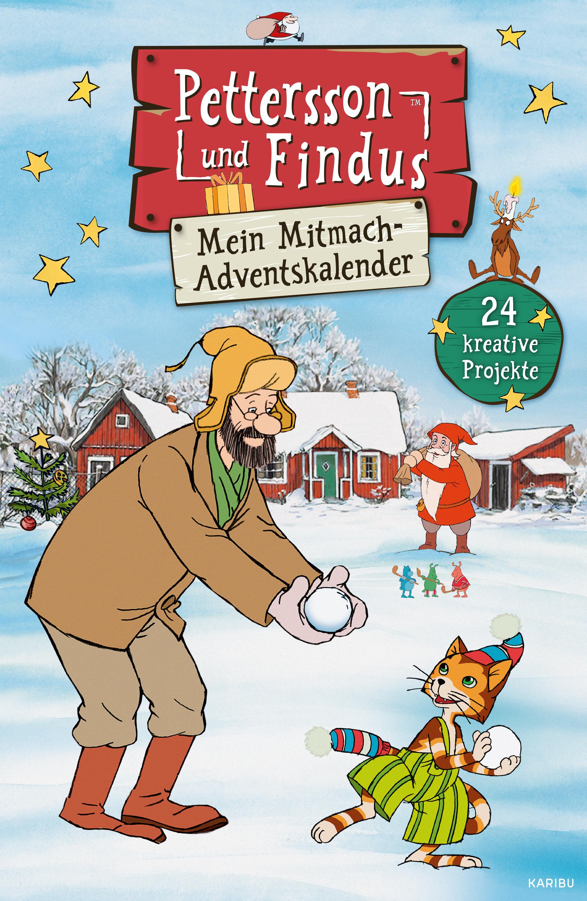 Adventskalender "Pettersson und Findus" - 24 Mini-Bücher 