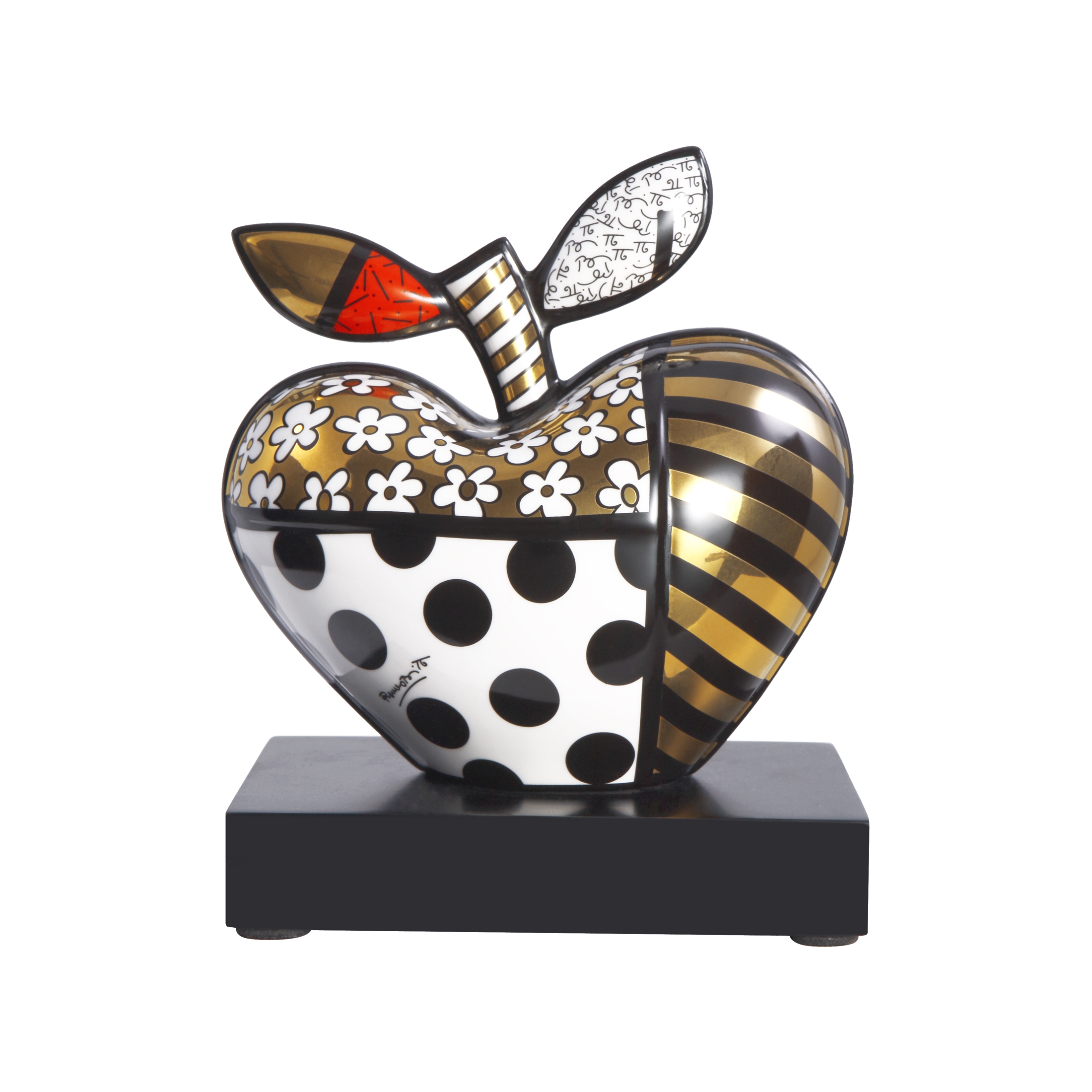 Figur | Golden Big Apple – Romero Britto