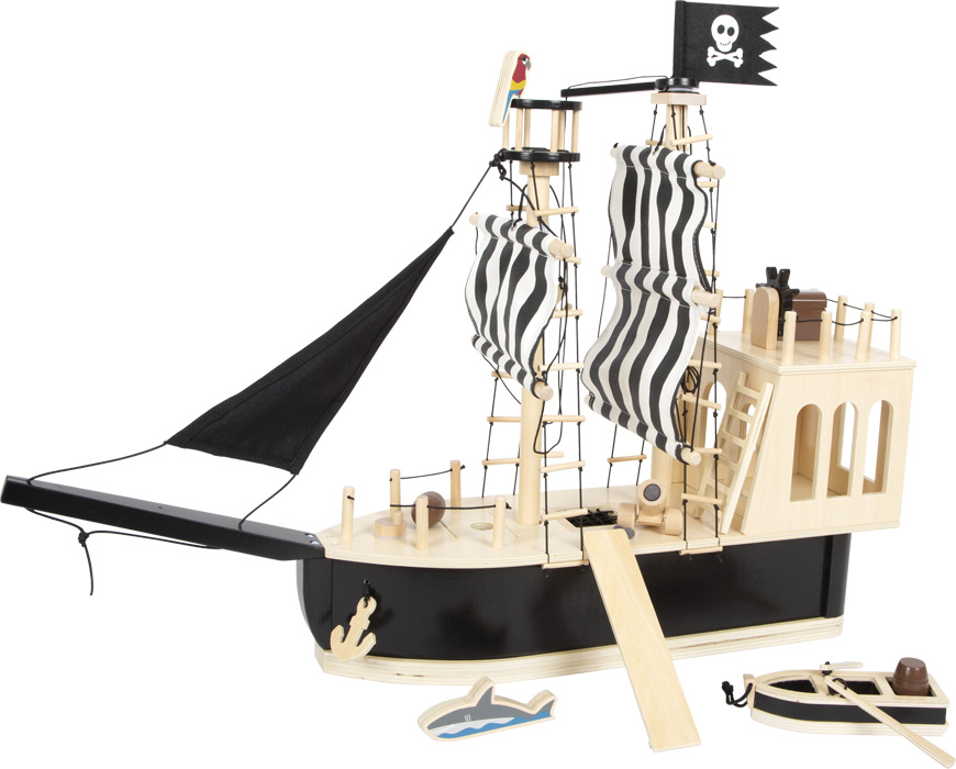 Piratenschiff aus Holz