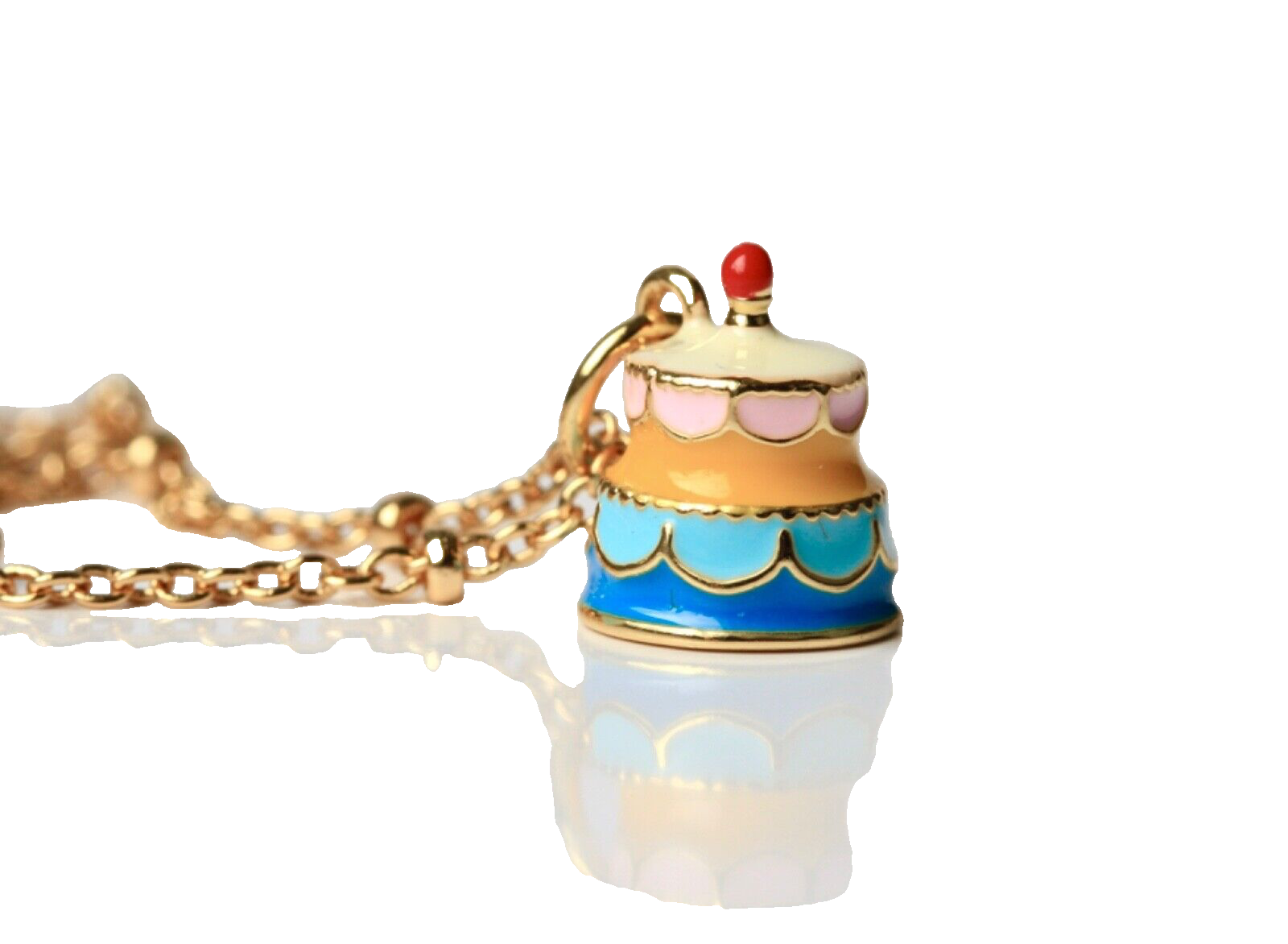 Halskette mit Torten Charm