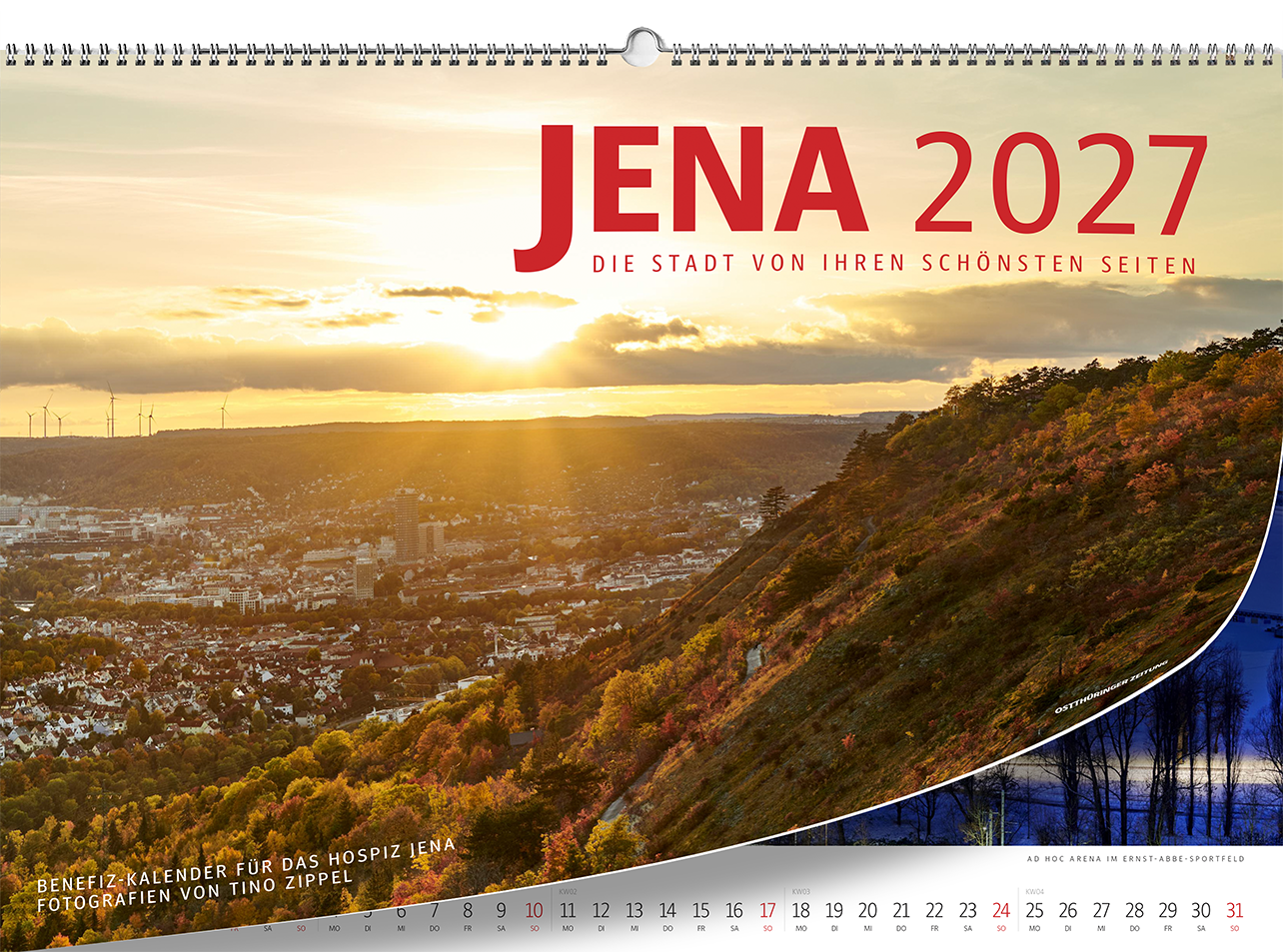OTZ Benefizkalender - Jena 2027 - Die Stadt von ihren schönen Seiten
